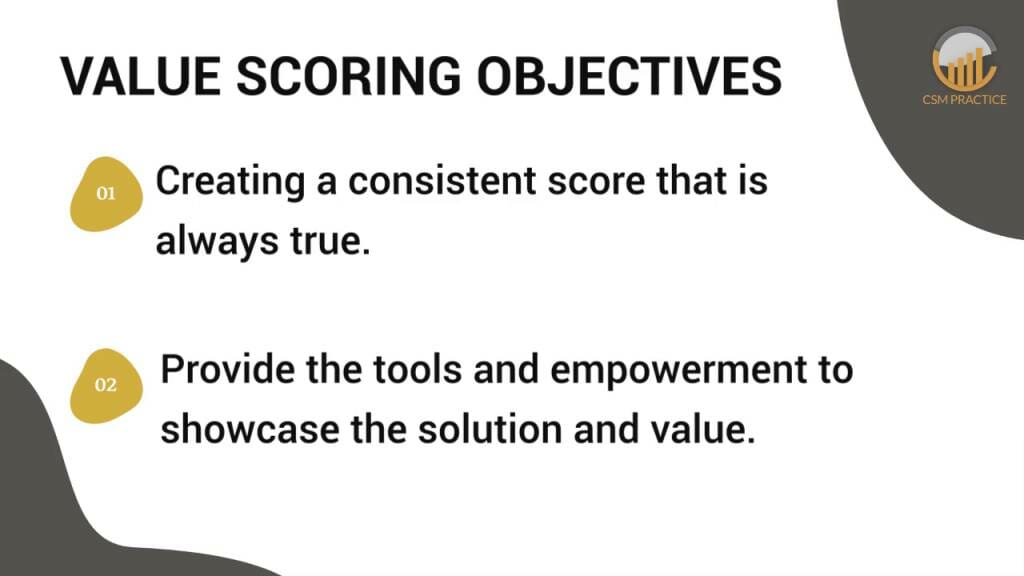 Value scoring methodologies
