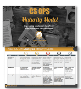 CS Ops Maturity Scoring Model