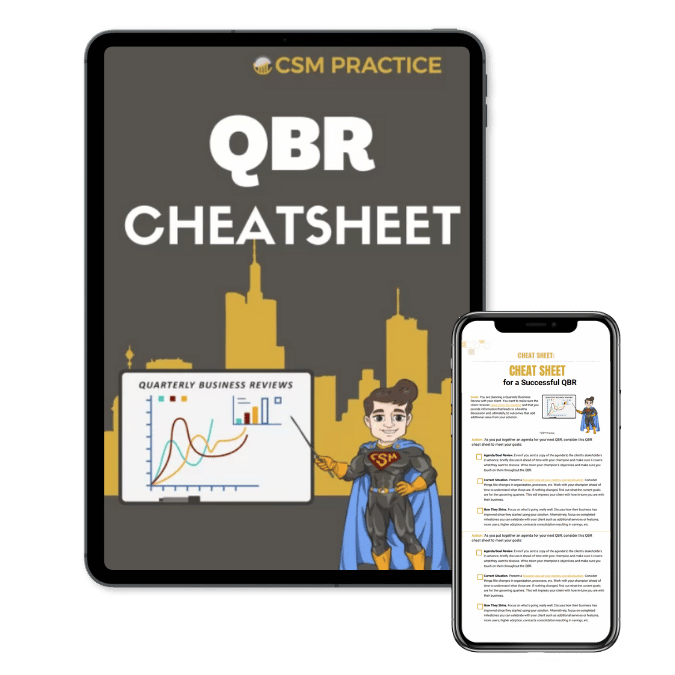 quarterly business review QBR cheat sheet